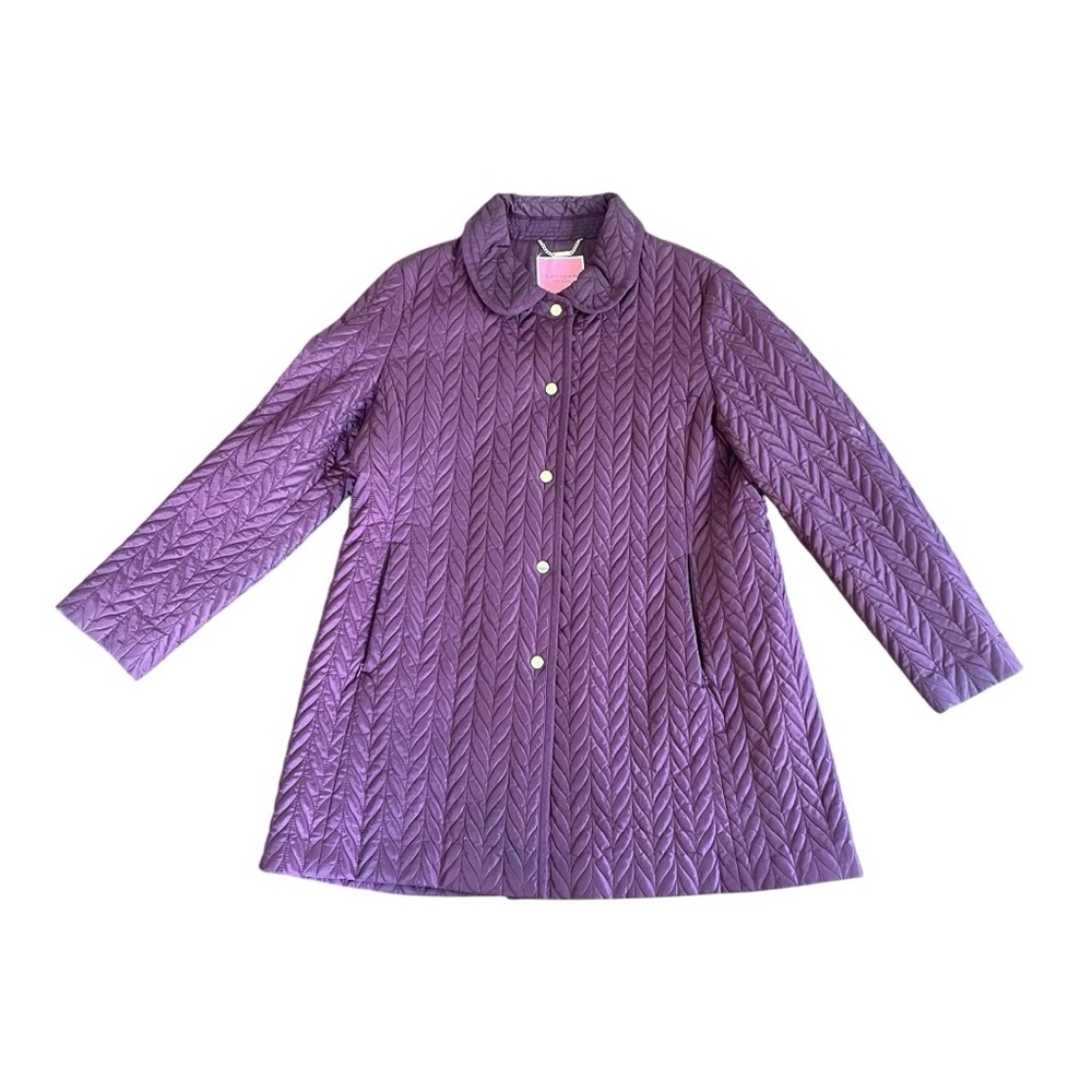 Kate Spade Purple Quilted Jacket